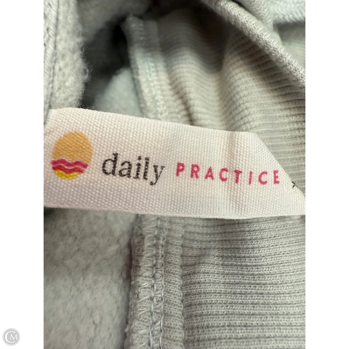 Sweatshirt Hoodie By Daily Practice By Anthropologie In Grey, Size: Xxs