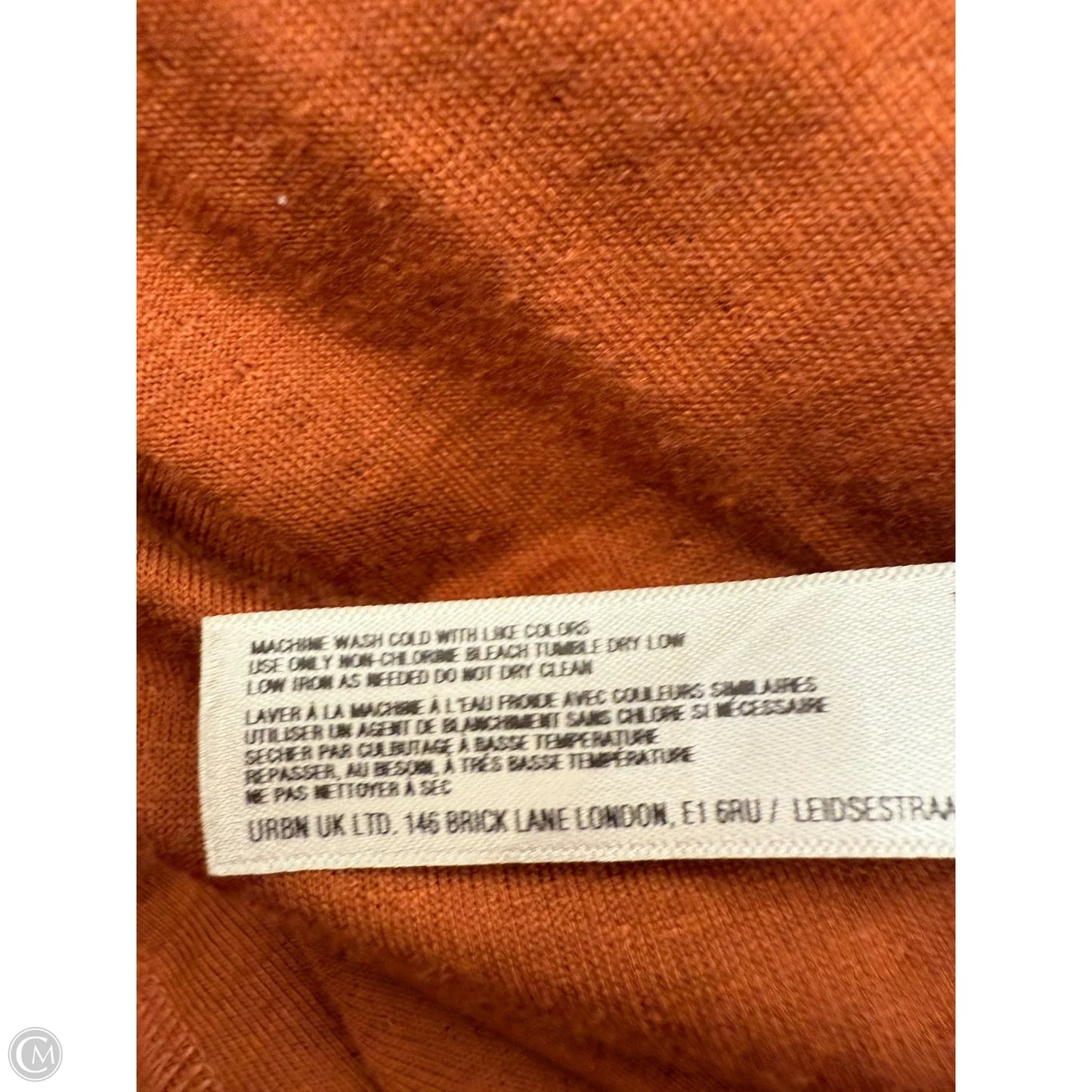 Tunic Short Sleeve By Free People In Orange, Size: S