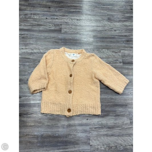 Sweater Cardigan By Anthropologie In Peach, Size: L