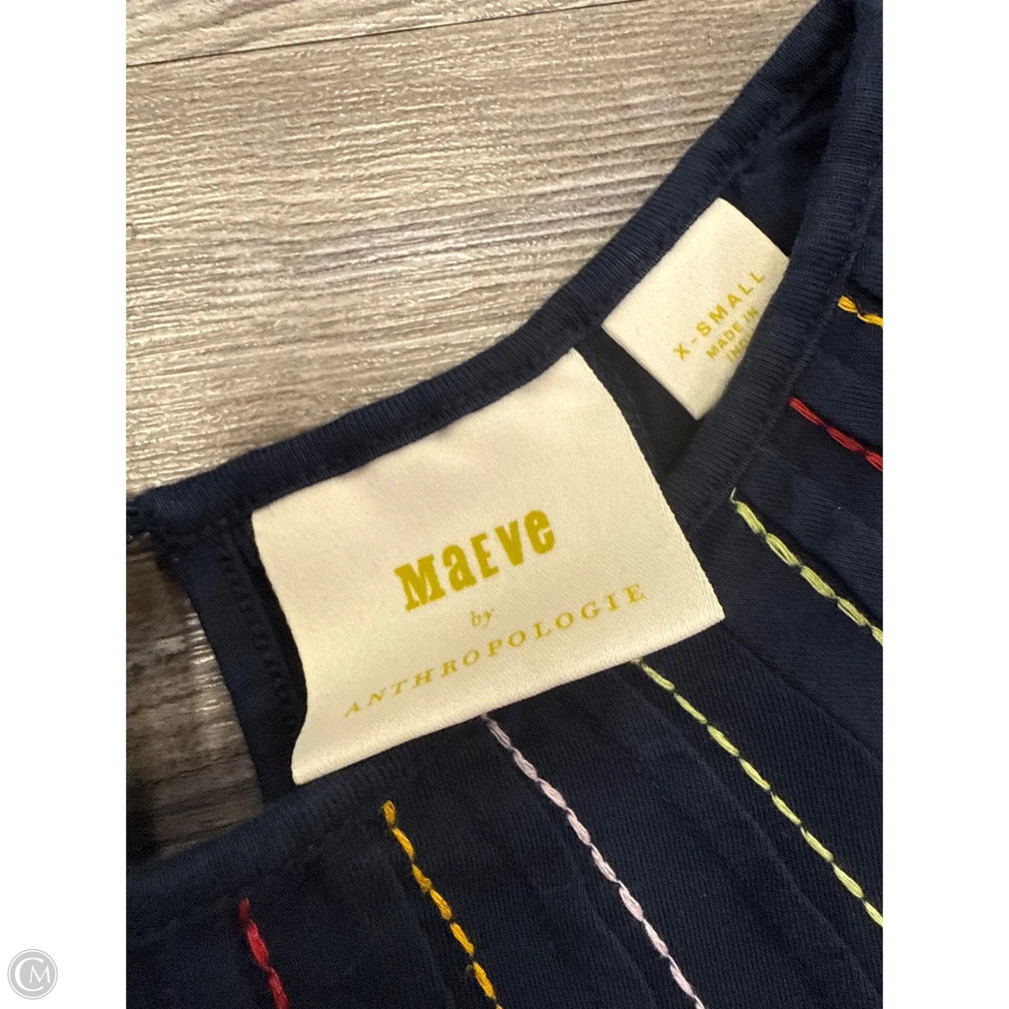 Top Short Sleeve By Maeve In Blue, Size: Xs