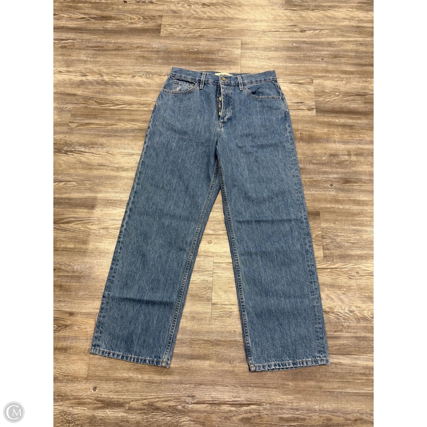 Jeans Straight By Mara Hoffman In Blue Denim, Size: 8