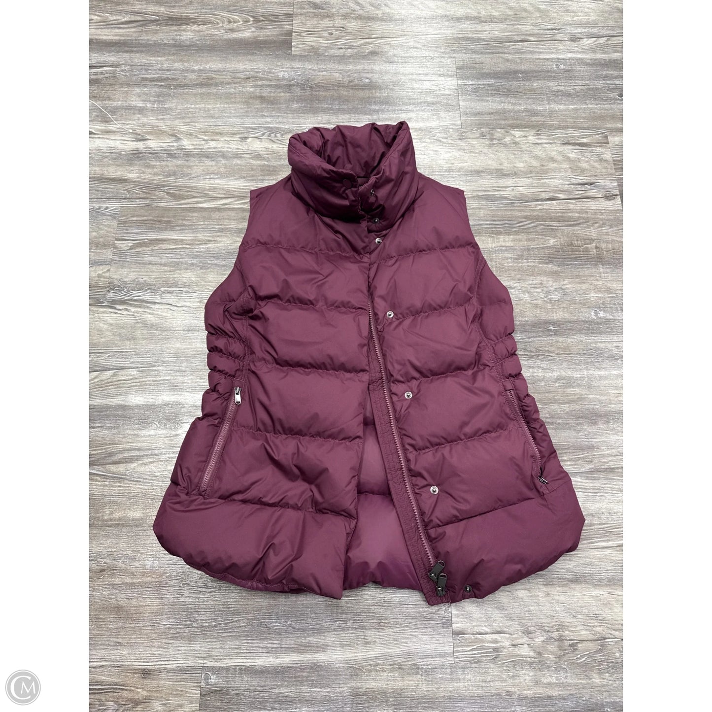 Vest Puffer & Quilted By Athleta In Purple, Size: M