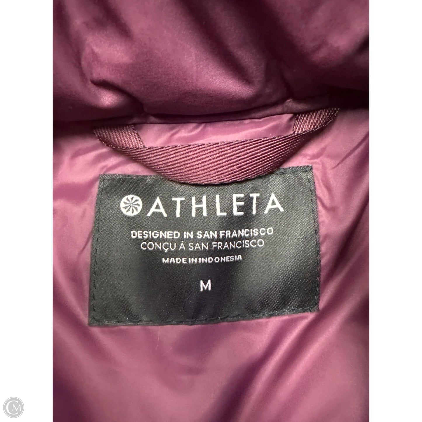 Vest Puffer & Quilted By Athleta In Purple, Size: M