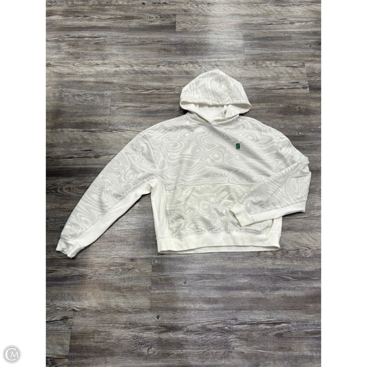 Athletic Sweatshirt Hoodie By Nike Apparel In White, Size: M