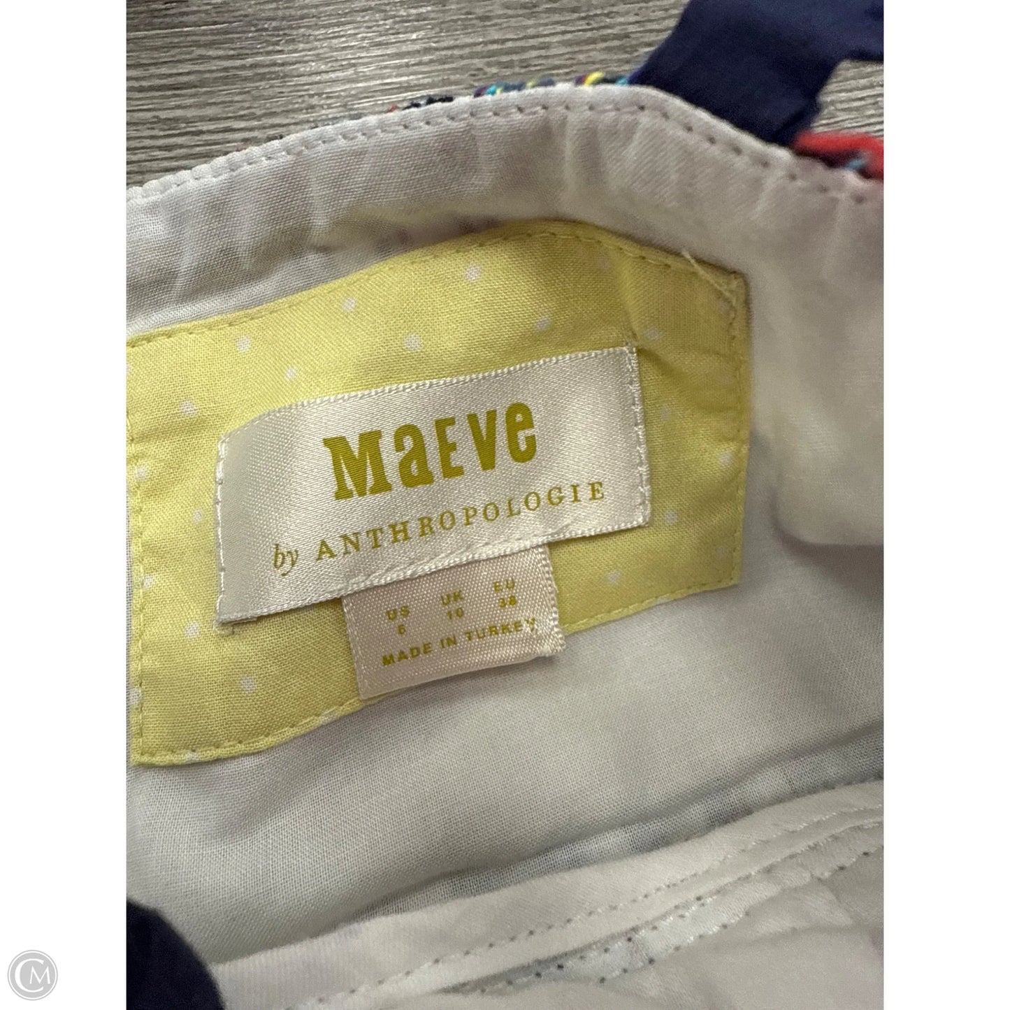 Top Sleeveless By Maeve In Blue, Size: S
