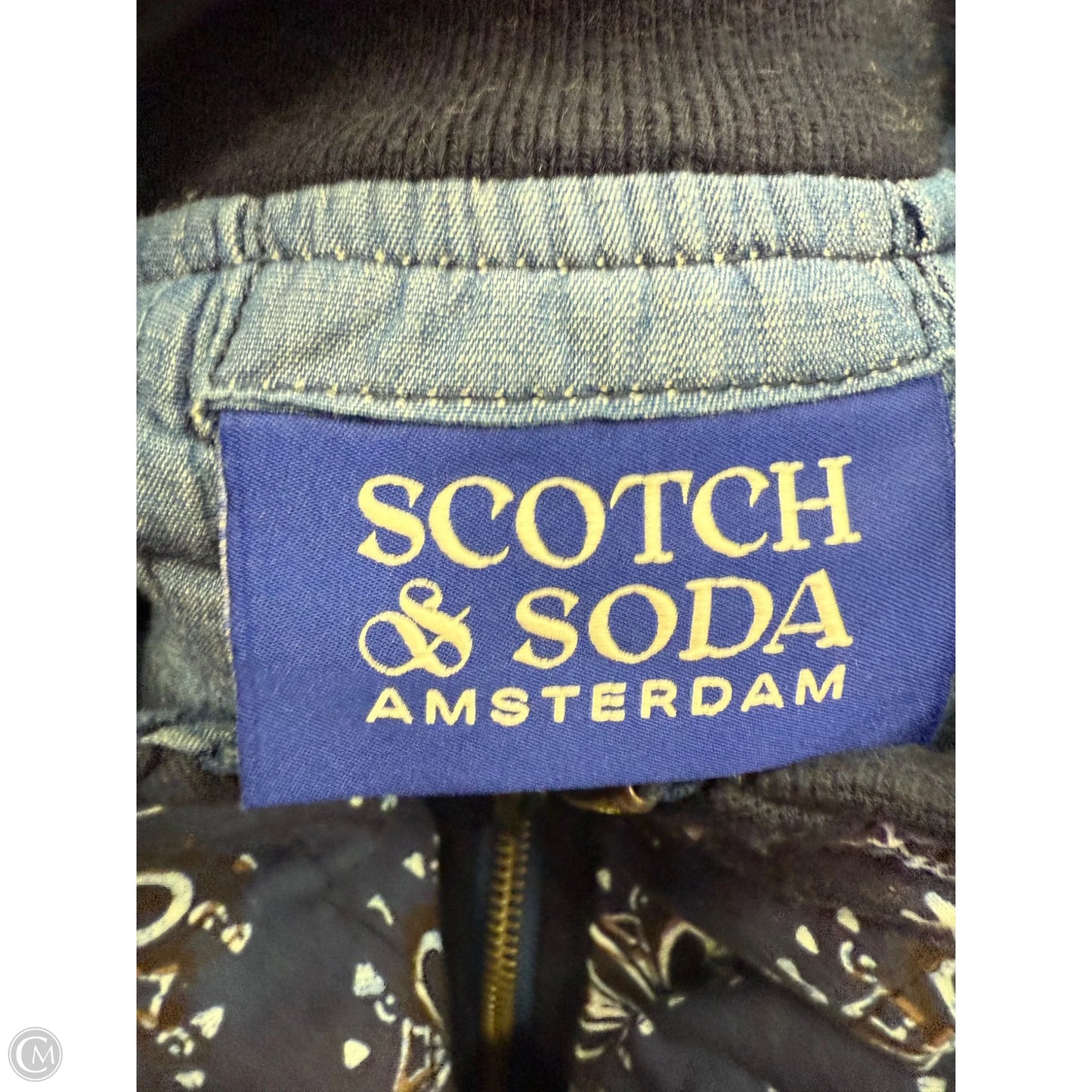Jacket Utility By Scotch & Soda In Blue, Size: S