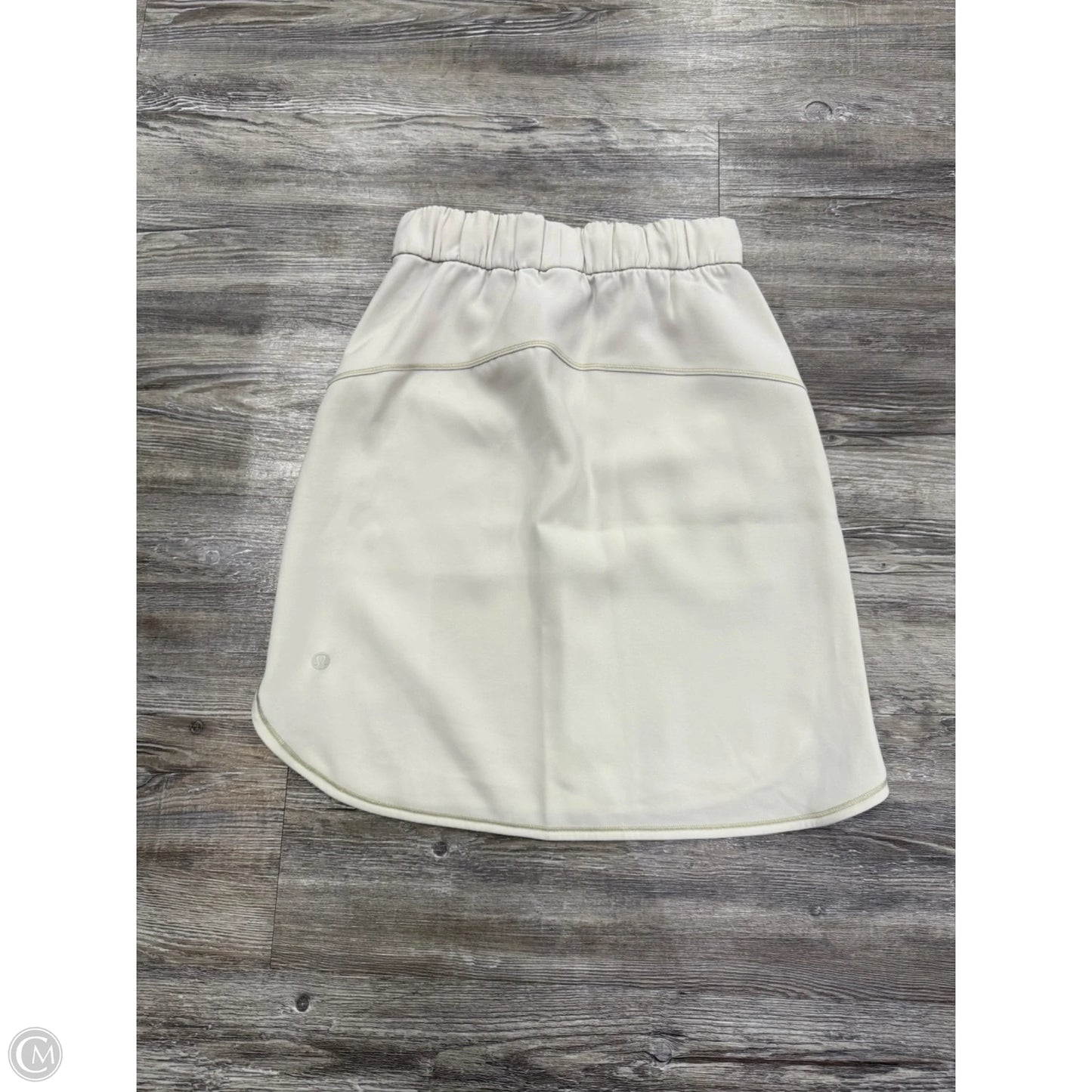 Skirt Mini & Short By Lululemon In Cream, Size: 2