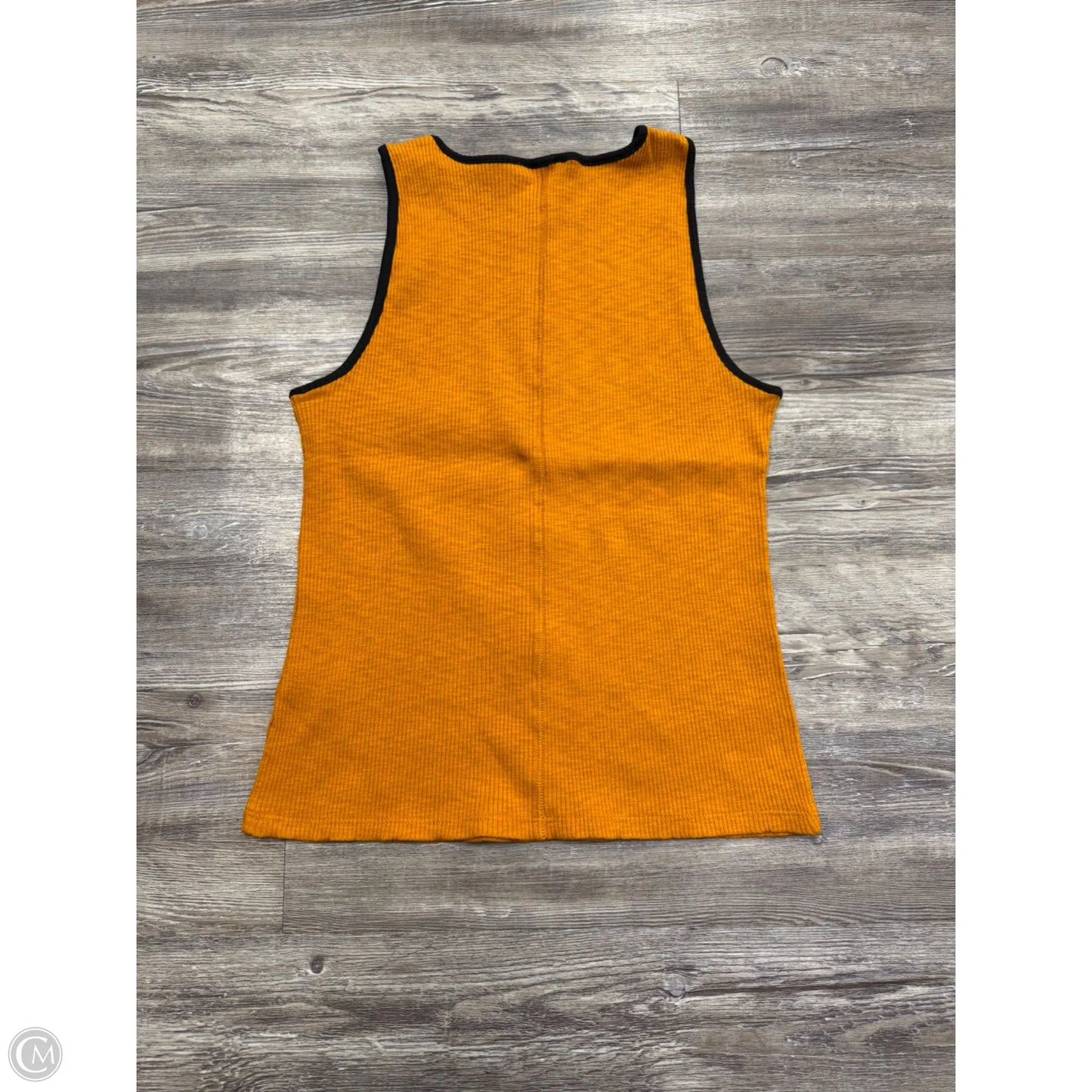 Top Sleeveless By Lilla P In Orange, Size: L