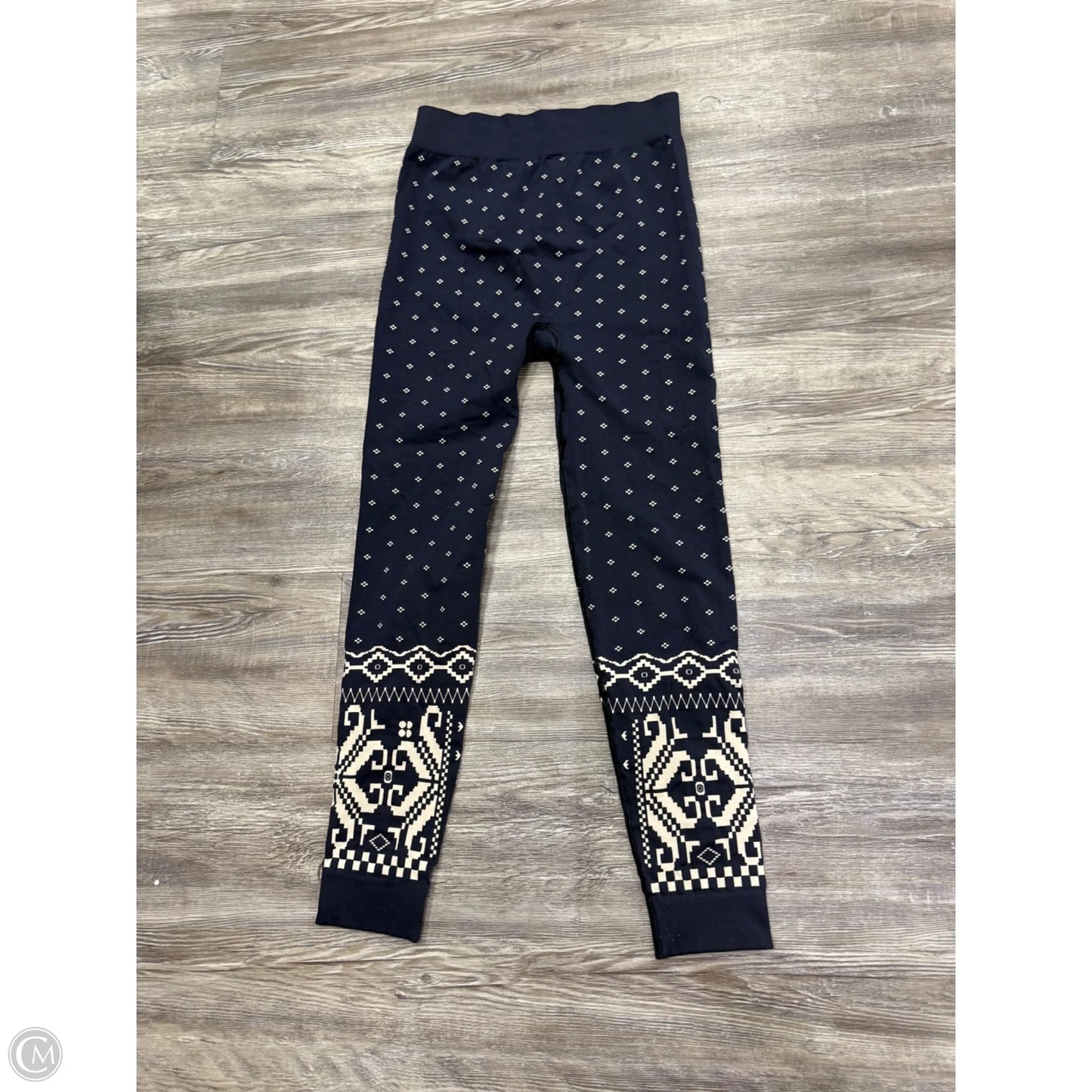 Athletic Leggings By Sweaty Betty In Blue & White, Size: S