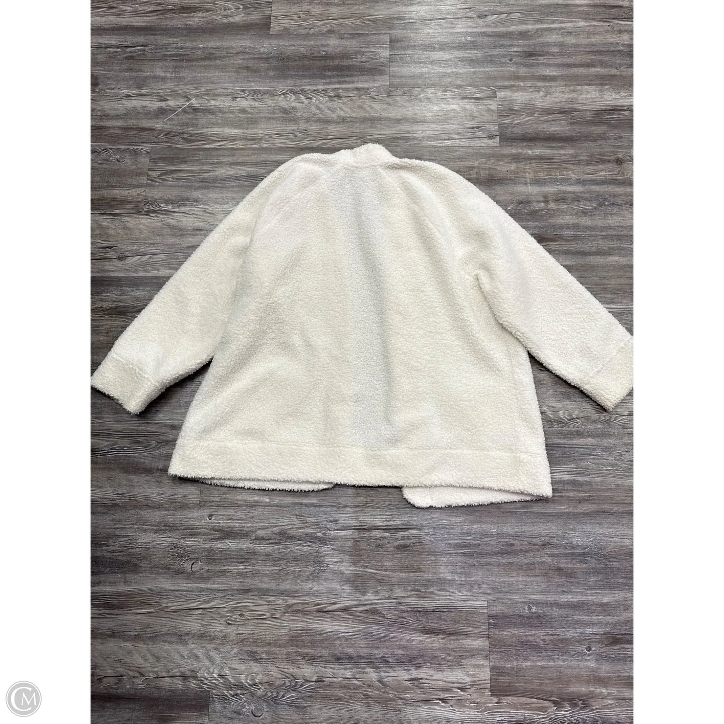 Coat Faux Fur & Sherpa By Haven In White, Size: Xxl