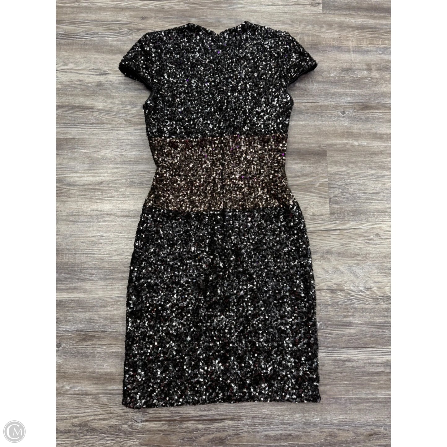 Dress Party Short By Dress The Population In Black, Size: Xs