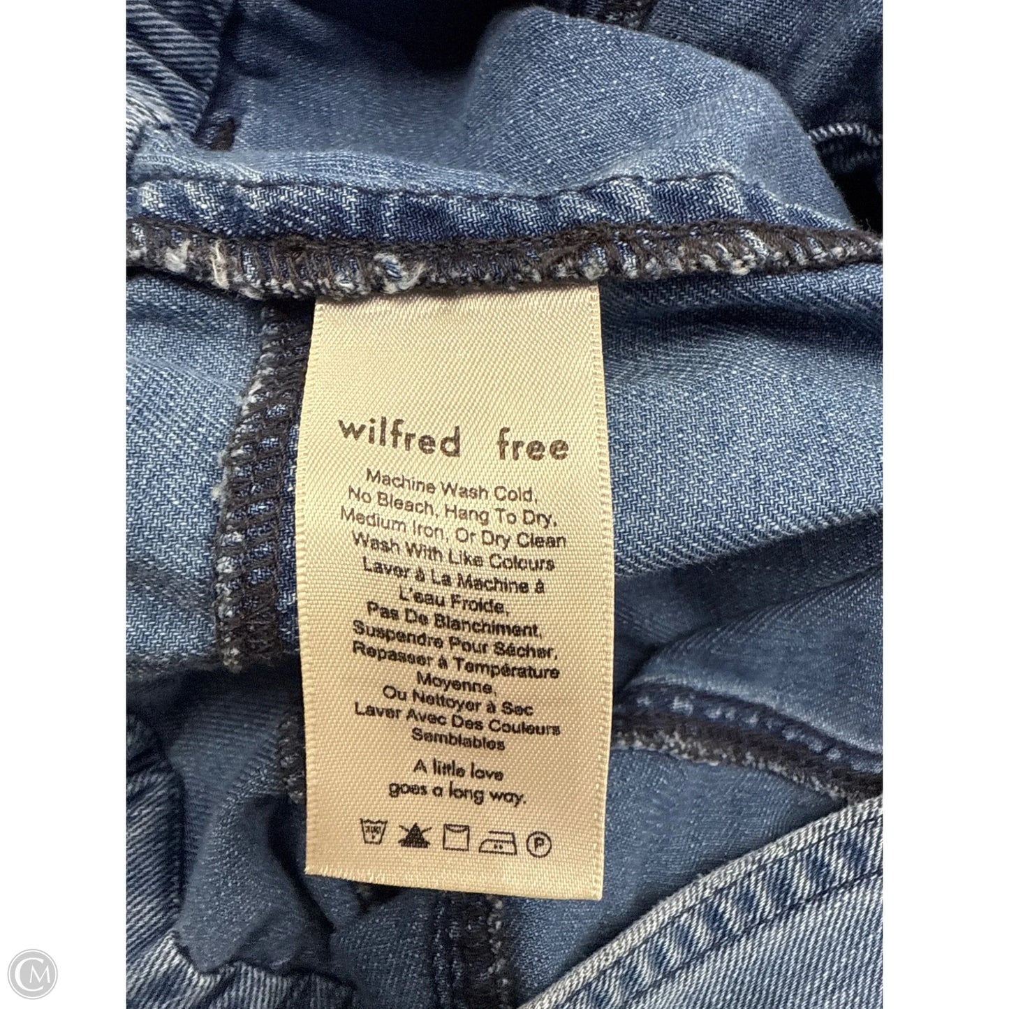 Romper By Wilfred In Blue Denim, Size: S