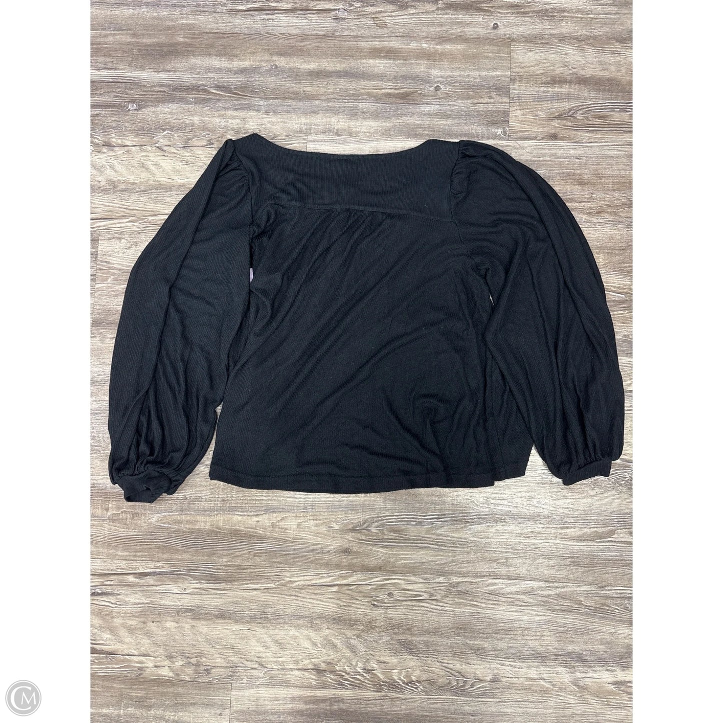 Top Long Sleeve By Free People In Black, Size: M