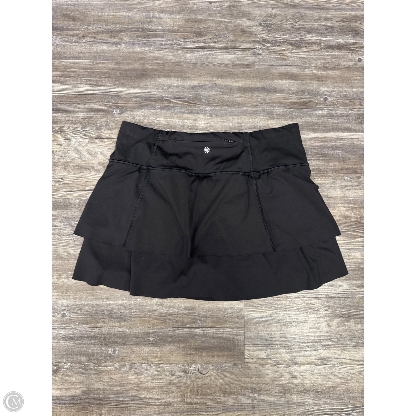 Athletic Skort By Athleta In Black, Size: L