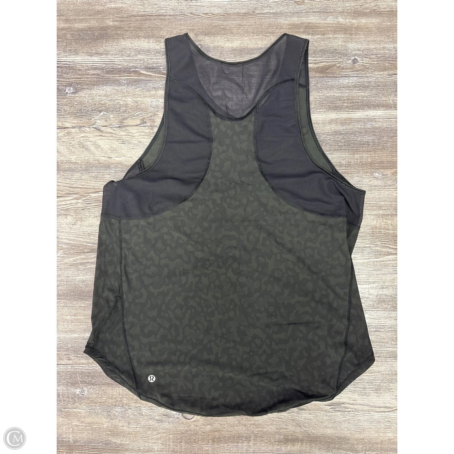 Athletic Tank Top By Lululemon In Green, Size: M