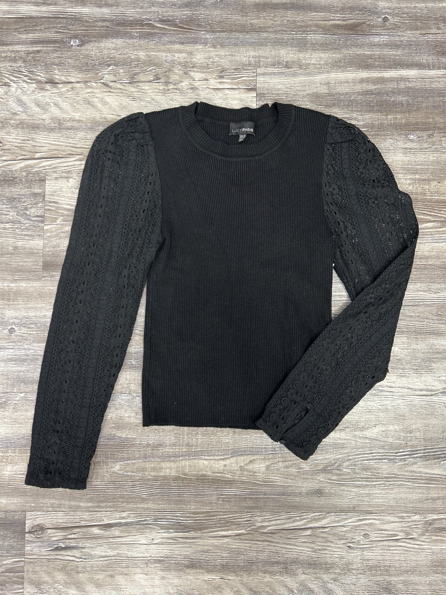 Sweater By Lucy Paris In Black, Size: M
