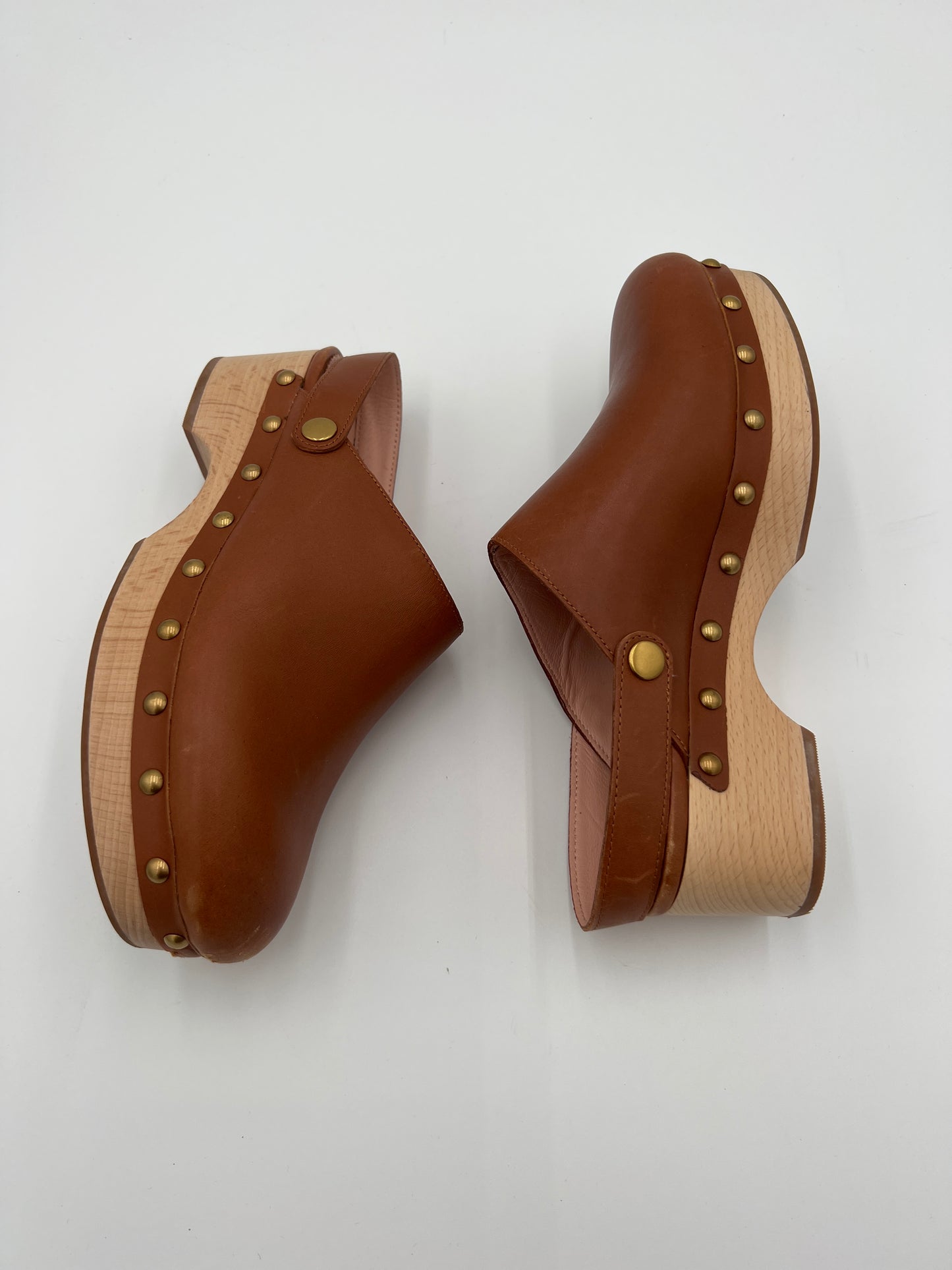 Shoes Heels Block By J. Crew In Brown, Size: 7