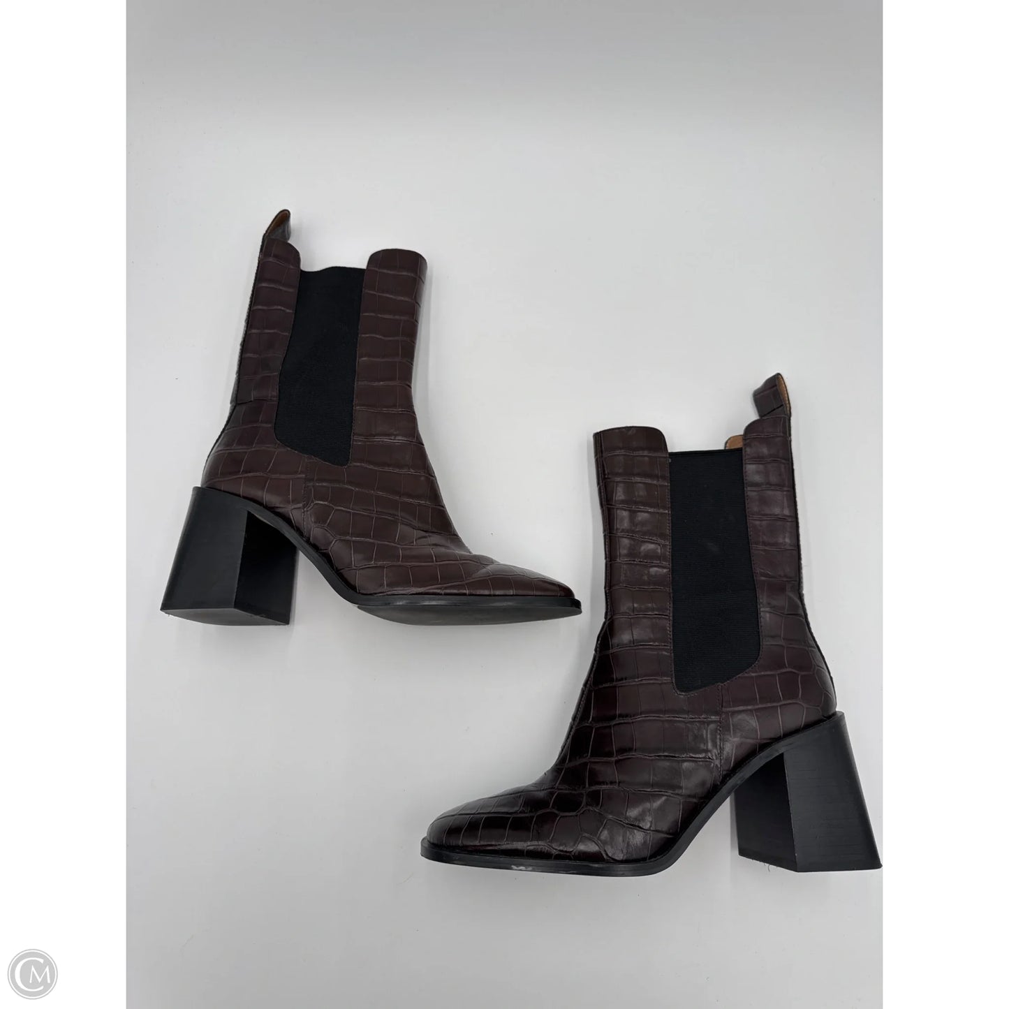Boots Ankle Heels By & Other Stories In Brown, Size: 9