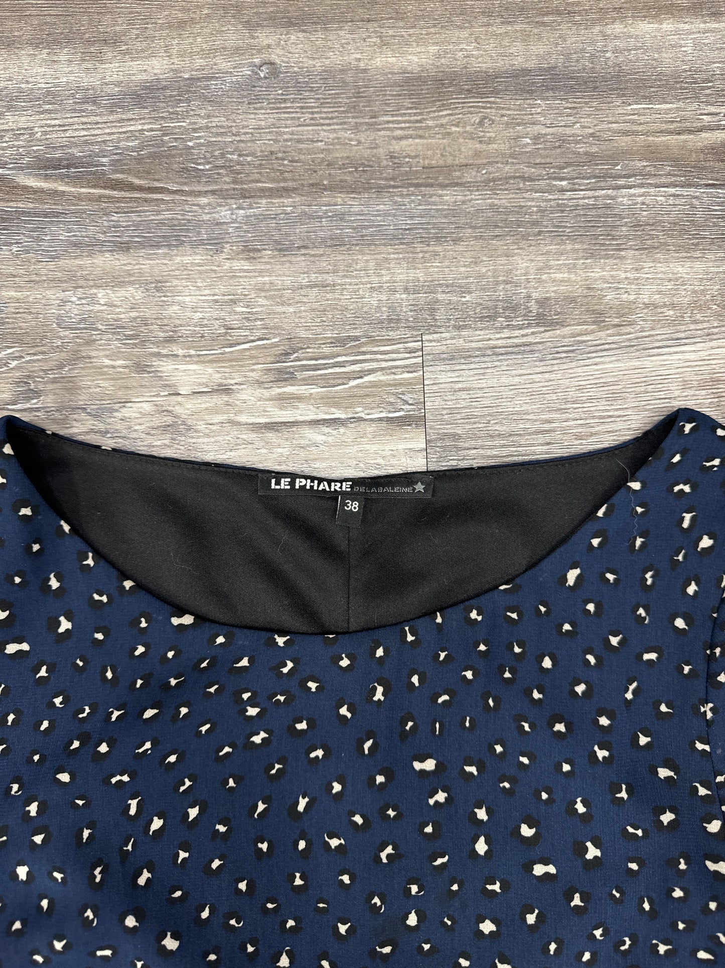 Dress Work By Le Phare In Navy, Size: S