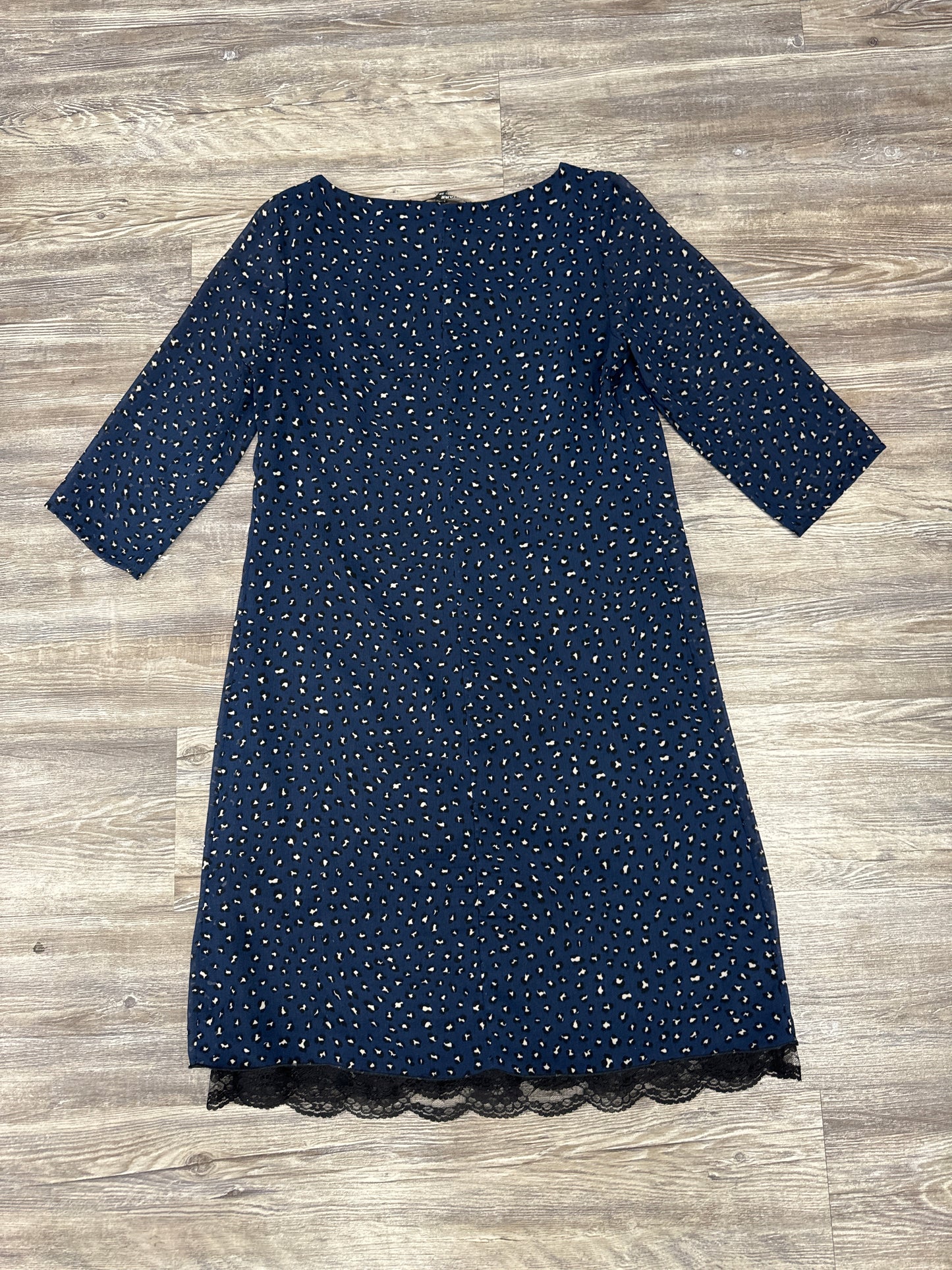 Dress Work By Le Phare In Navy, Size: S