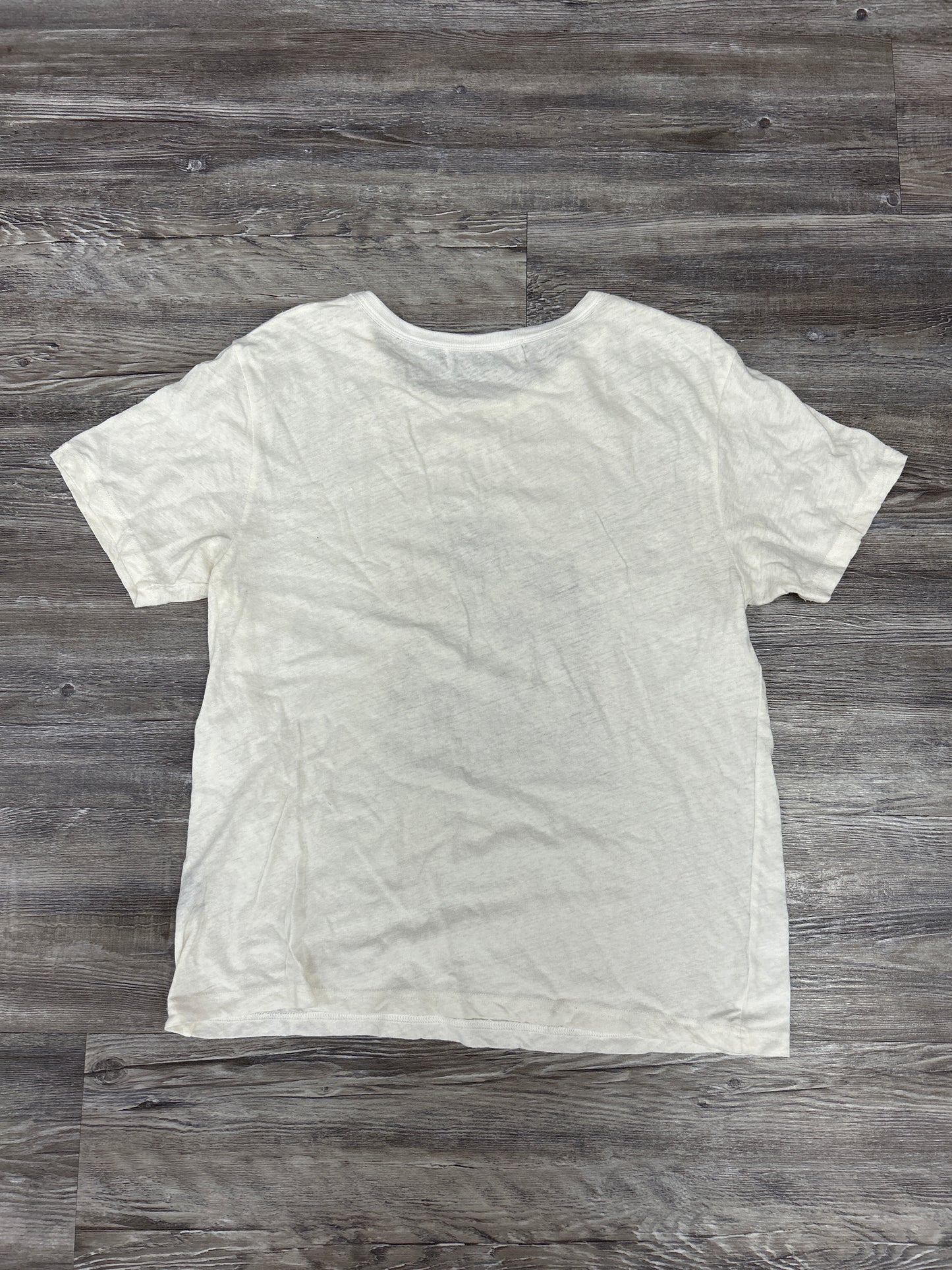 Top Short Sleeve By Auguste In White, Size: 6