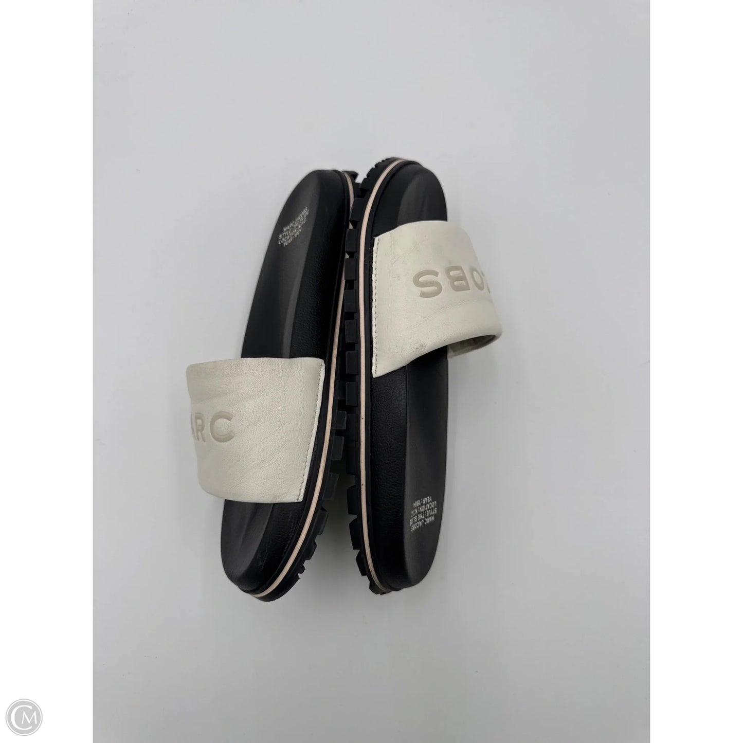 Shoes Designer By Marc Jacobs In Black & White, Size: 7