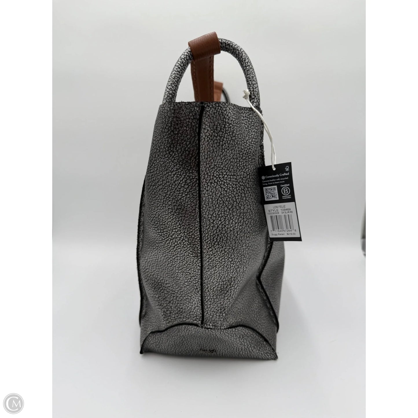 Handbag Leather By The Sak, Size: Large