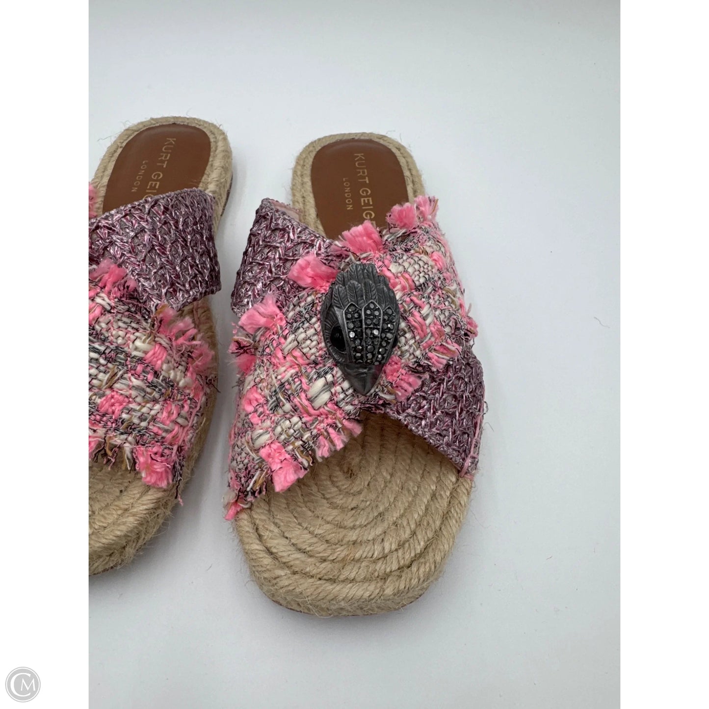 Sandals Designer By Kurt Geiger In Pink, Size: 8