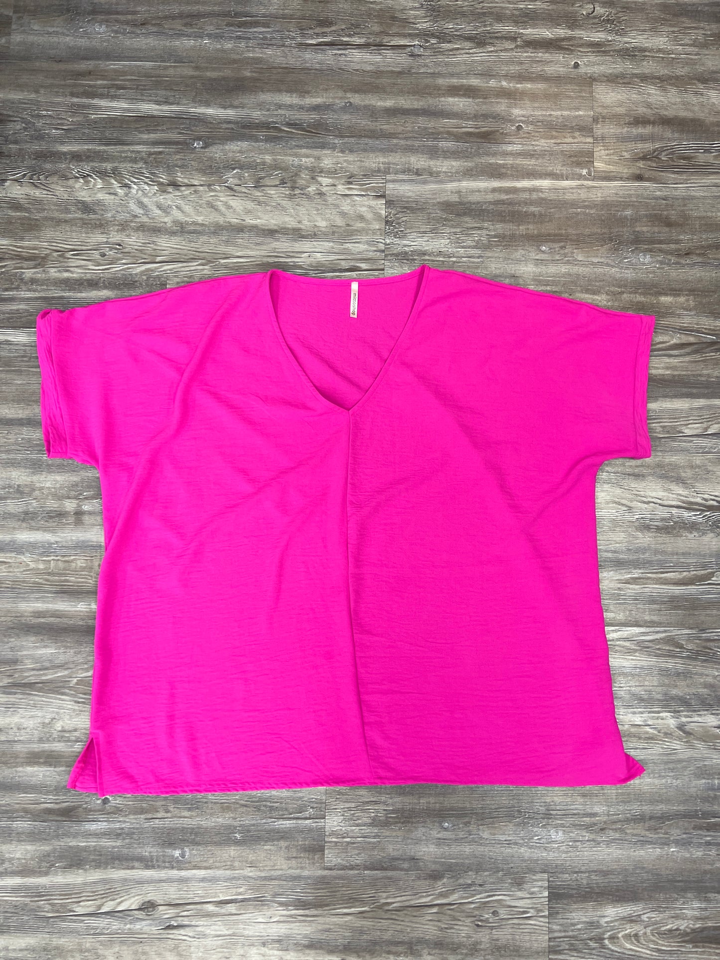 Top Short Sleeve By Mittoshop Size: 2x