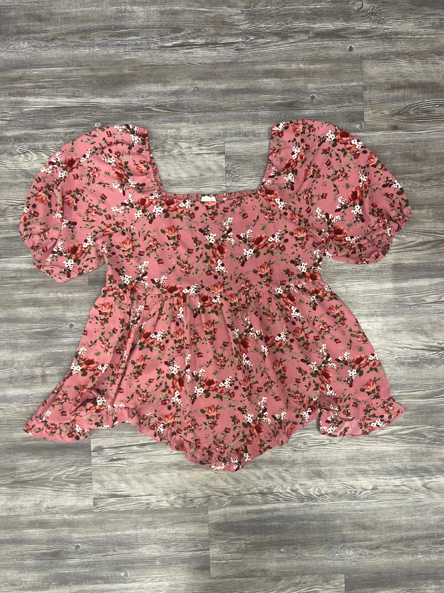 Top Short Sleeve By Oddi Size: 3x