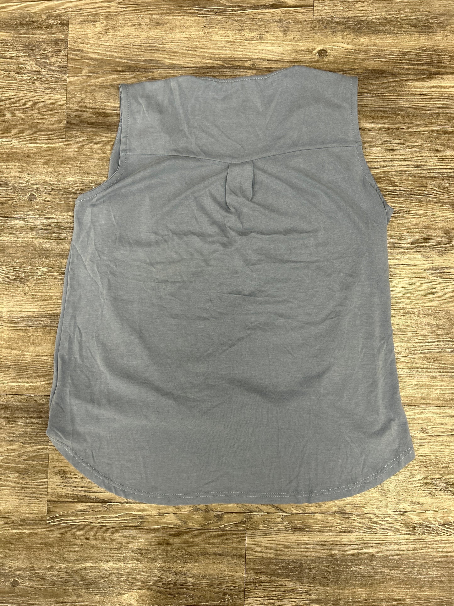 Top Sleeveless By Veronica M In Blue, Size: Xs