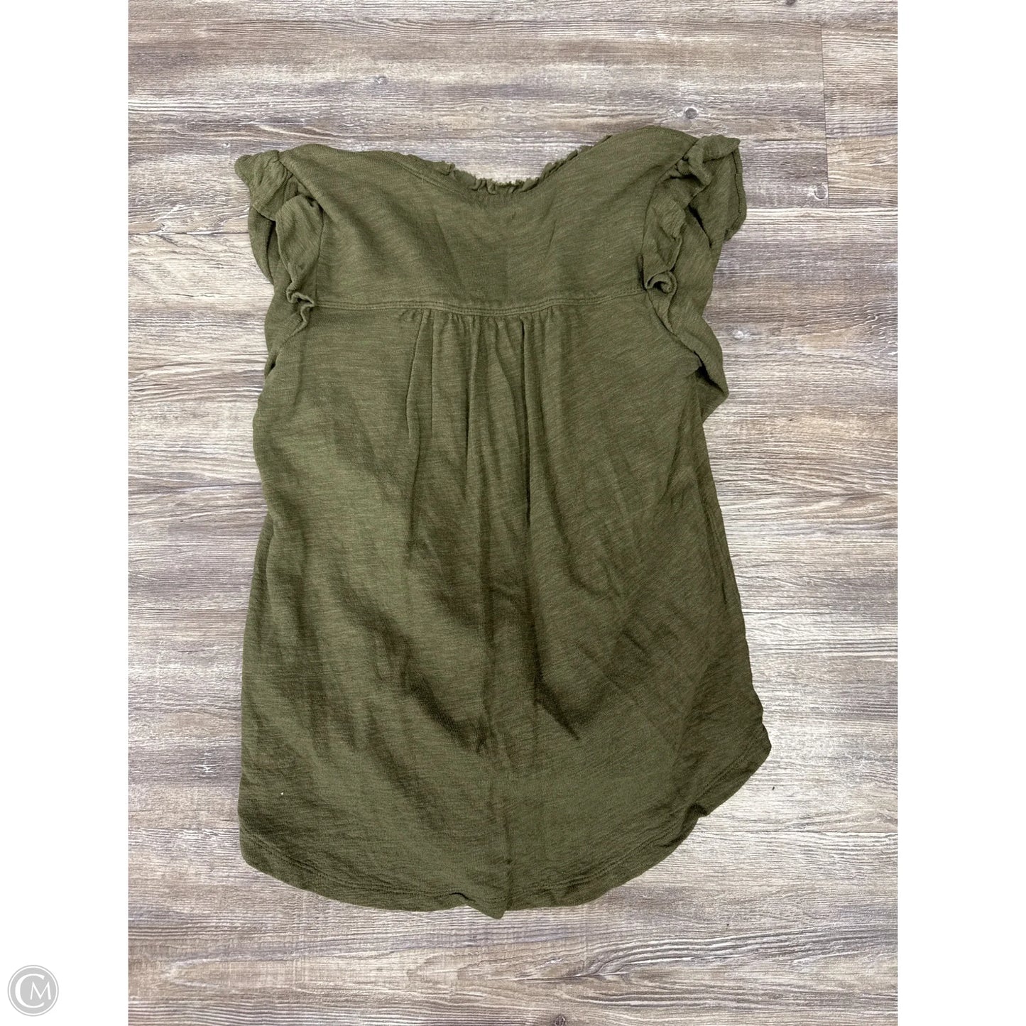 Top Long Sleeve By Pilcro In Green, Size: S