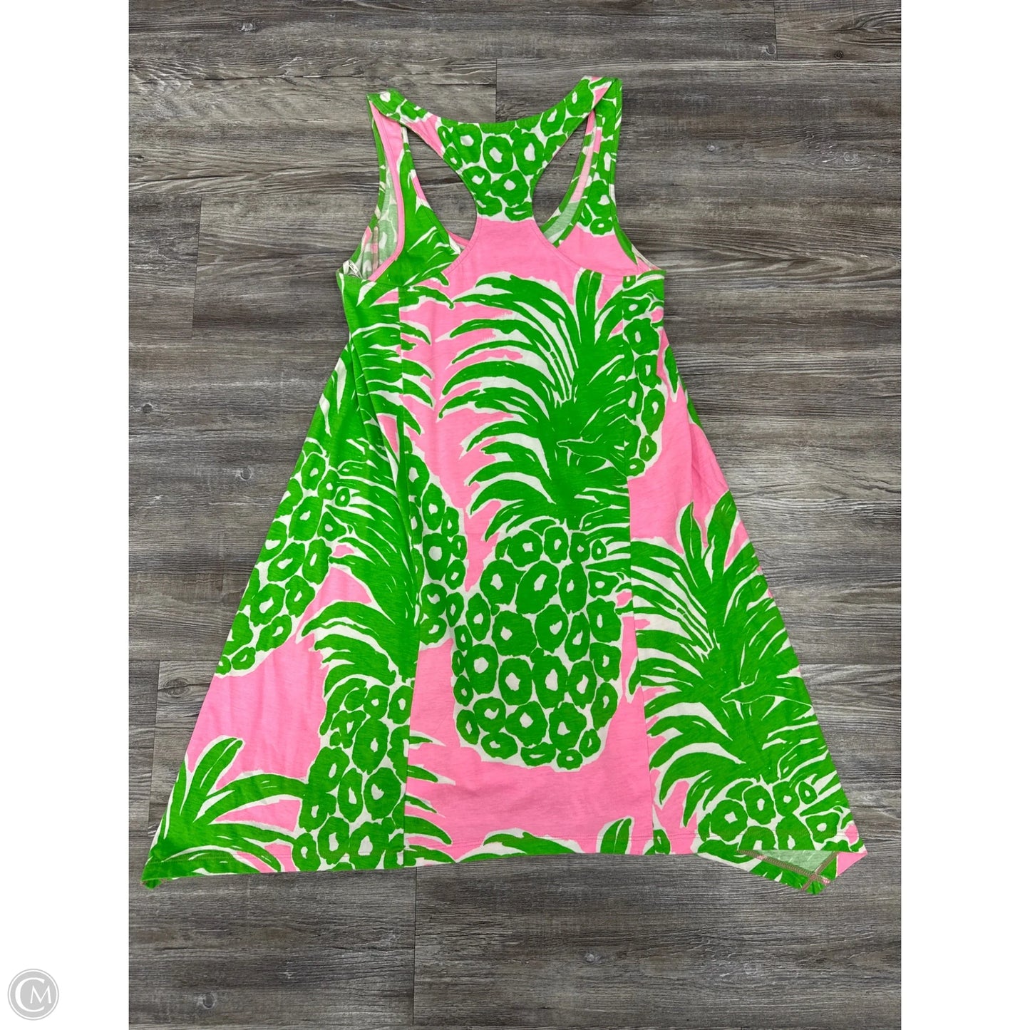 Dress Casual Short By Lilly Pulitzer In Green & Pink, Size: S