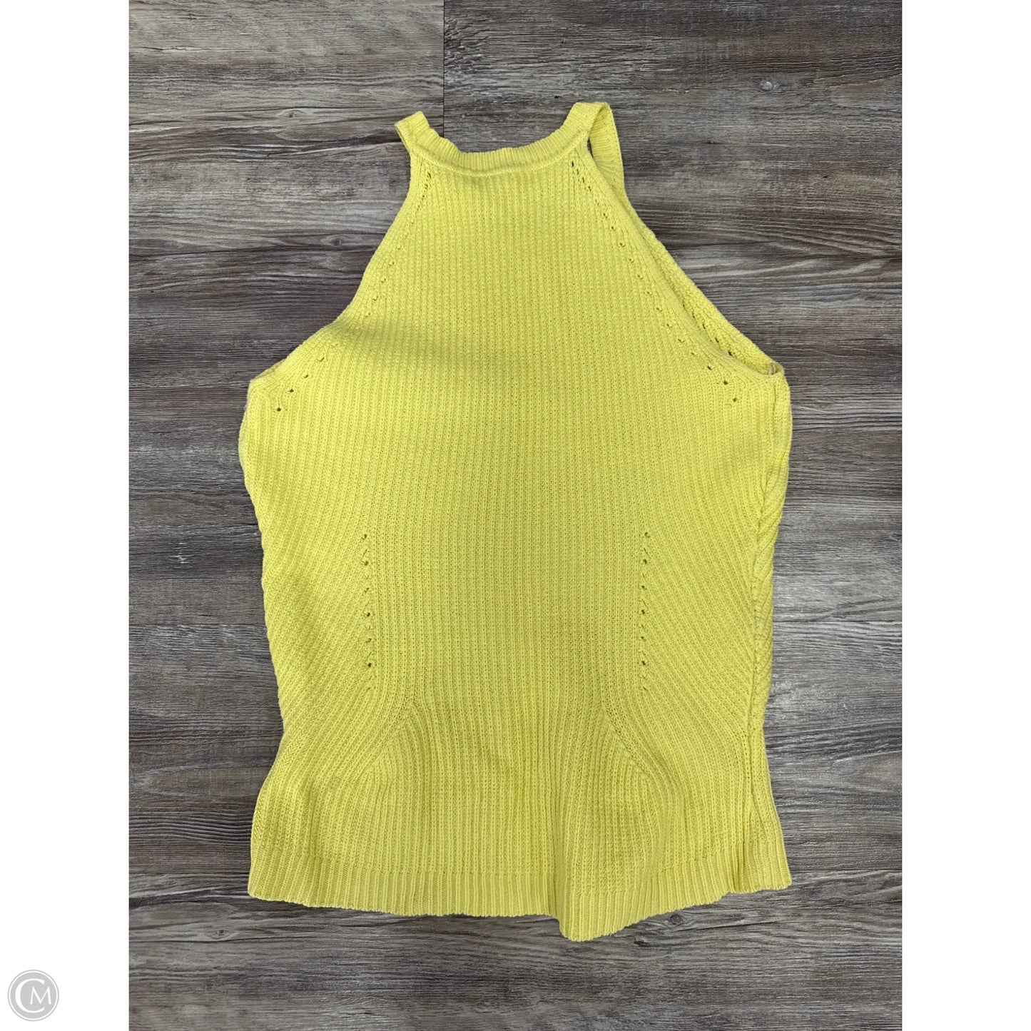 Top Sleeveless By Lilly Pulitzer In Yellow, Size: M
