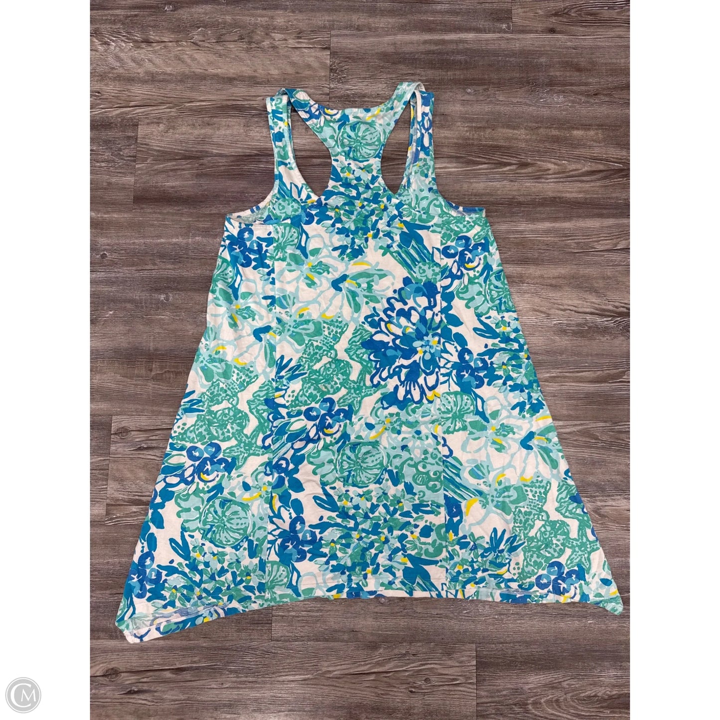 Dress Casual Short By Lilly Pulitzer In Blue & Green Size: L