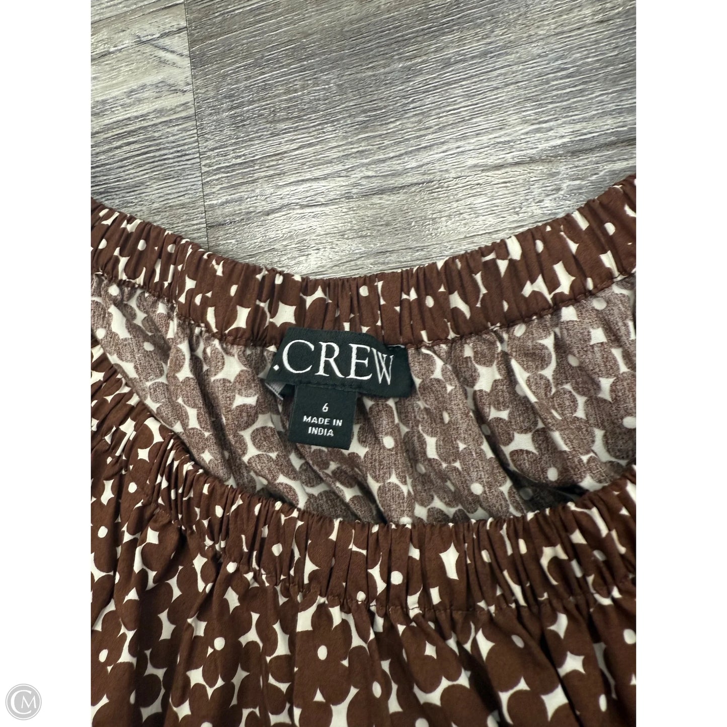 Dress Casual Short By J. Crew In Brown & White