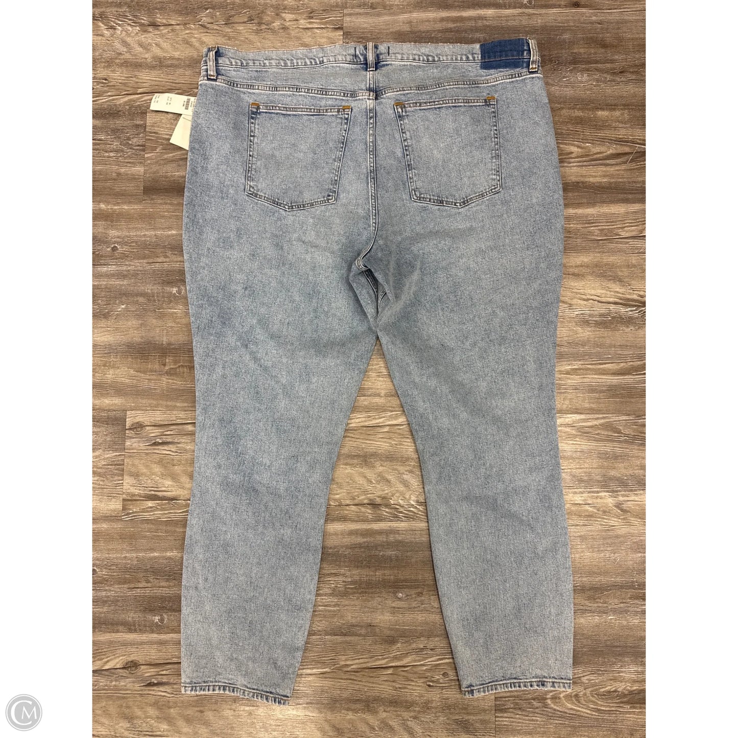 Jeans Skinny By Abercrombie And Fitch In Blue Denim, Size: 20