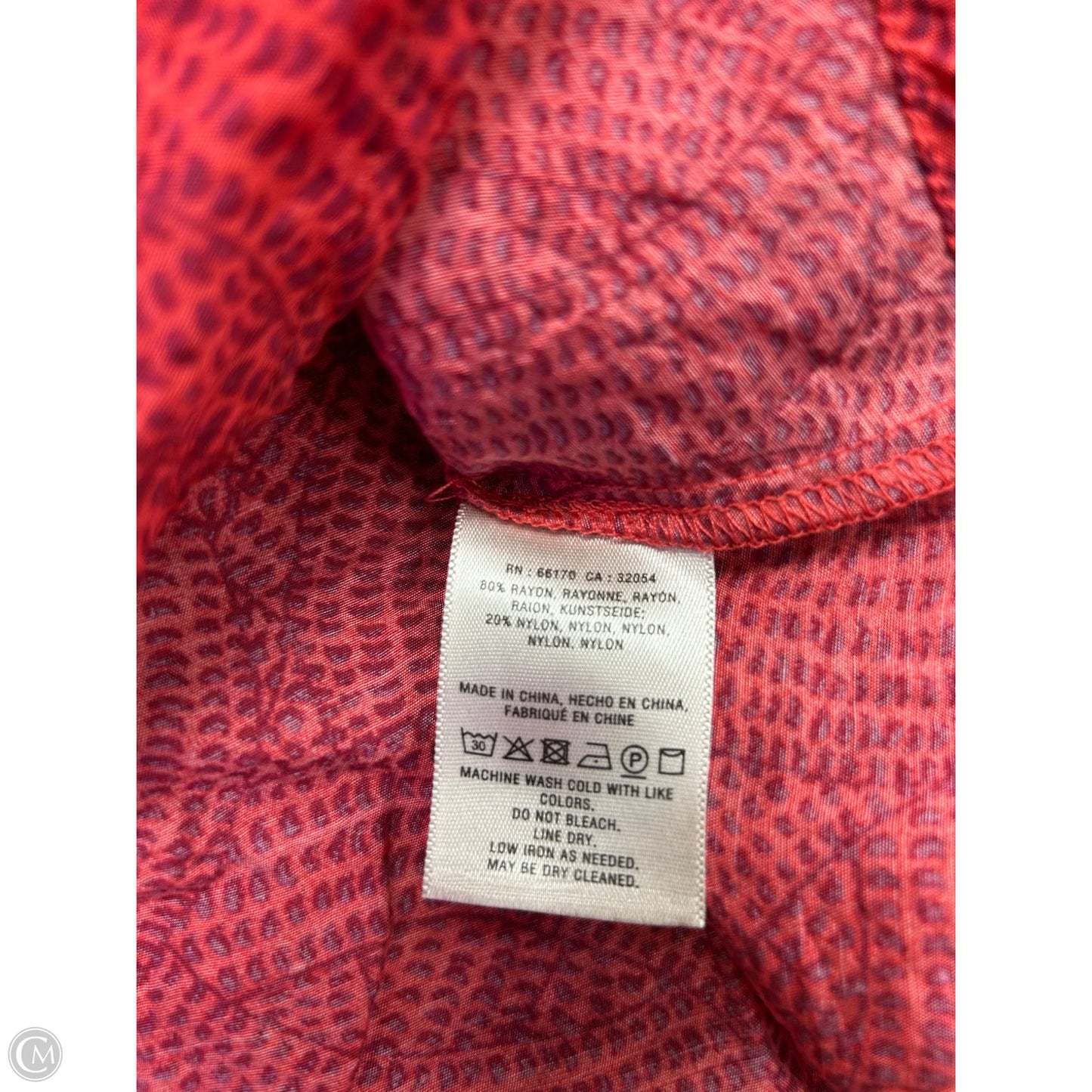 Top Short Sleeve By Maeve In Pink, Size: S