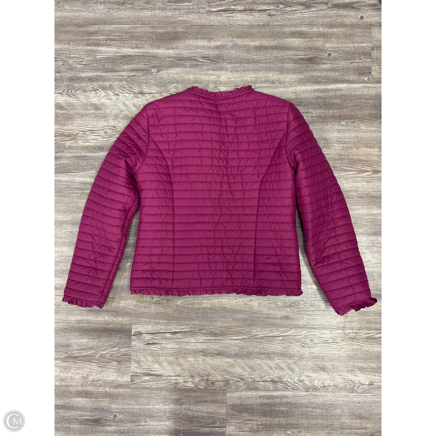 Coat Puffer & Quilted By Joseph Ribkoff In Purple, Size: M