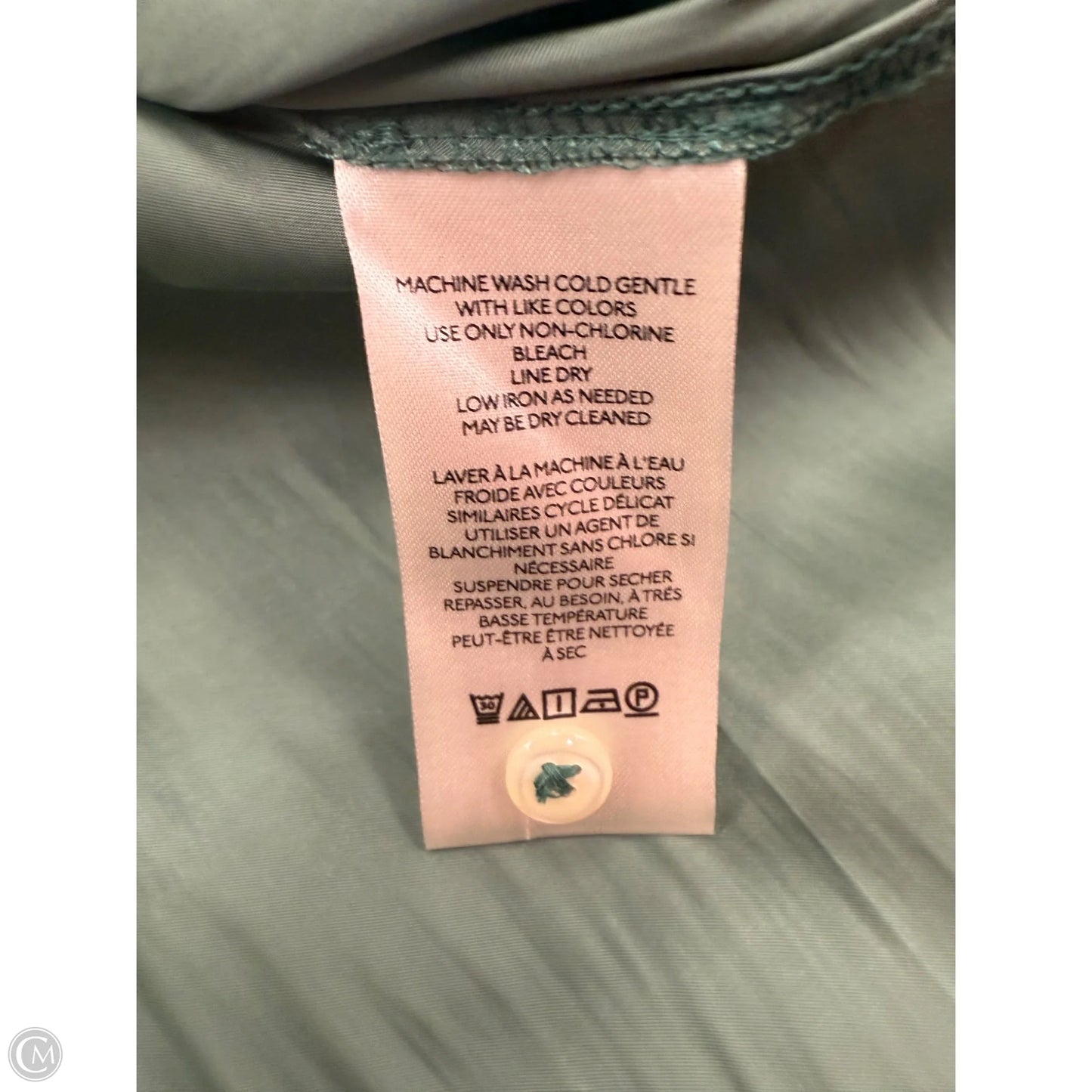 Top Long Sleeve By Anthropologie In Green, Size: M