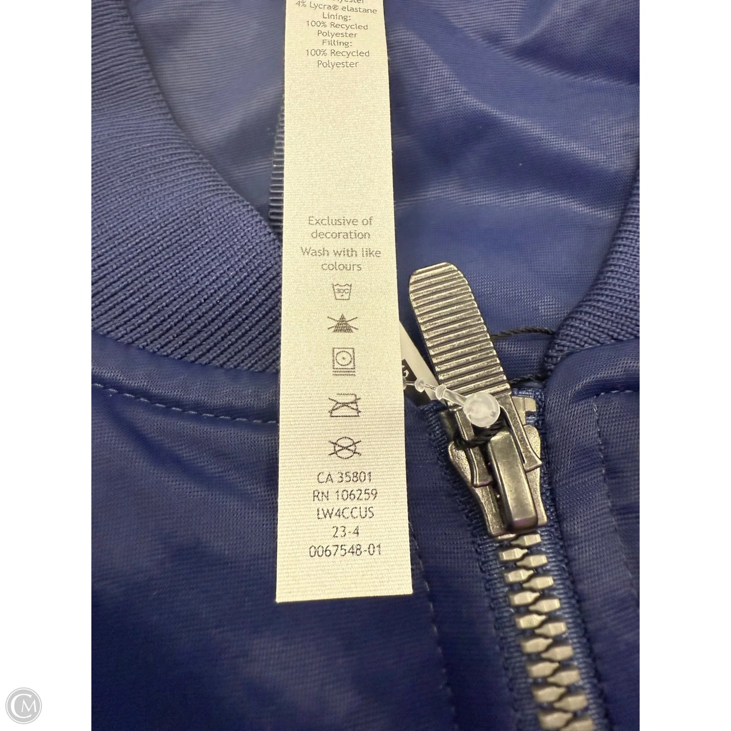 Coat Puffer & Quilted By Lululemon In Blue, Size: 14