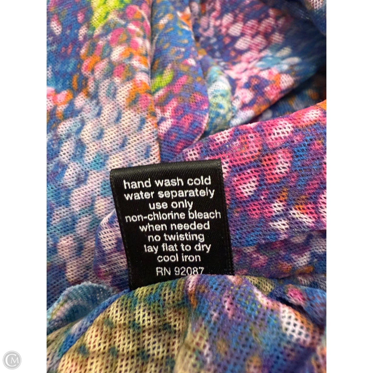 Top Long Sleeve By Black In Multi-colored, Size: Xxs