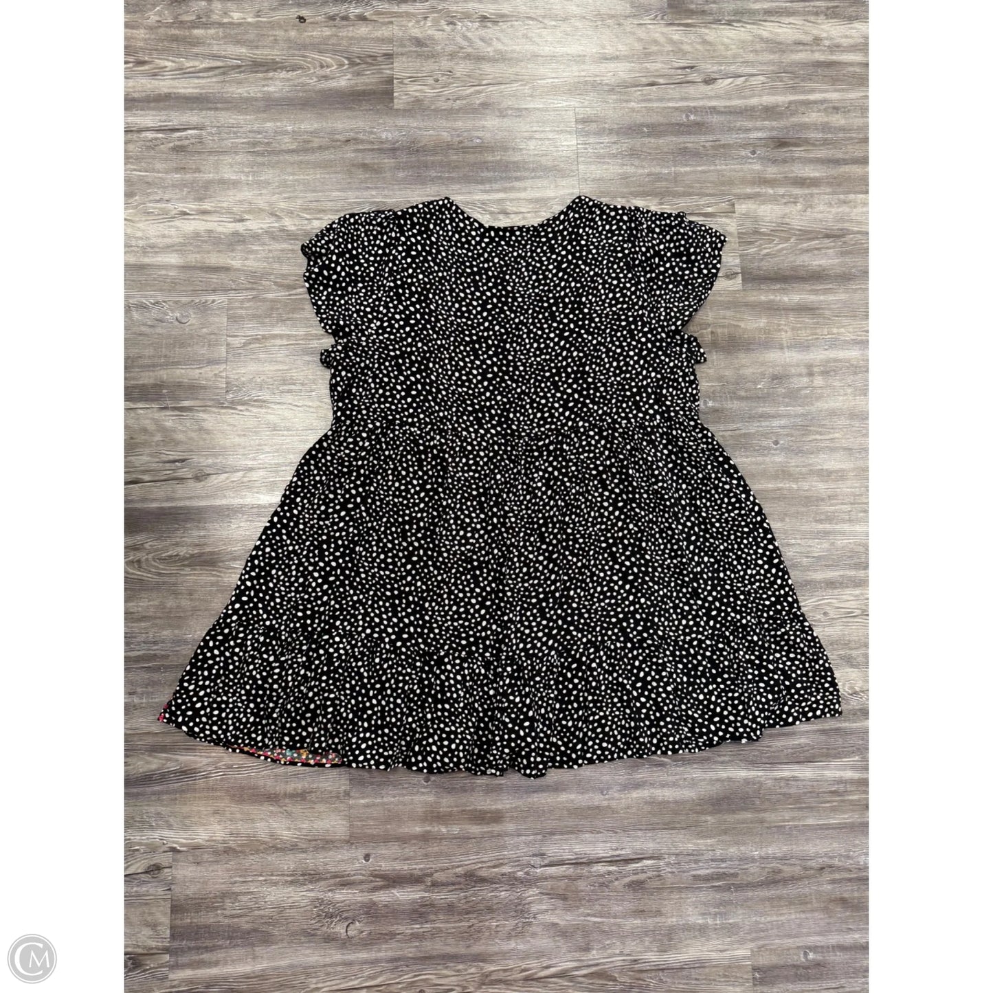 Dress Casual Short By Savanna Jane In Polkadot Pattern, Size: 3x