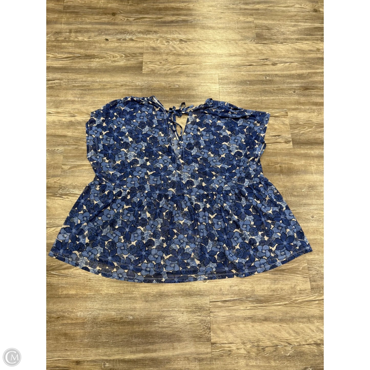 Top Short Sleeve By Lane Bryant In Floral Print, Size: 3x