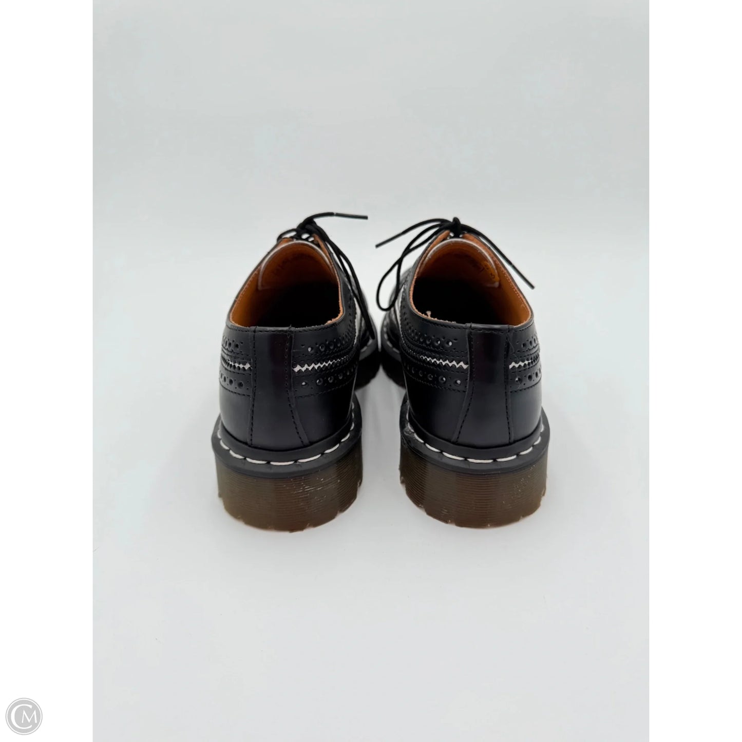 Shoes Heels Platform By Dr Martens In Black & White, Size: 9 (Men’s 8)