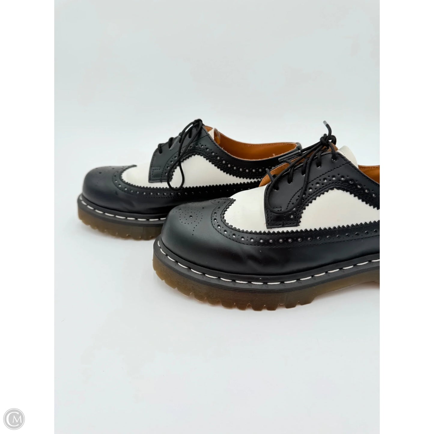 Shoes Heels Platform By Dr Martens In Black & White, Size: 9 (Men’s 8)