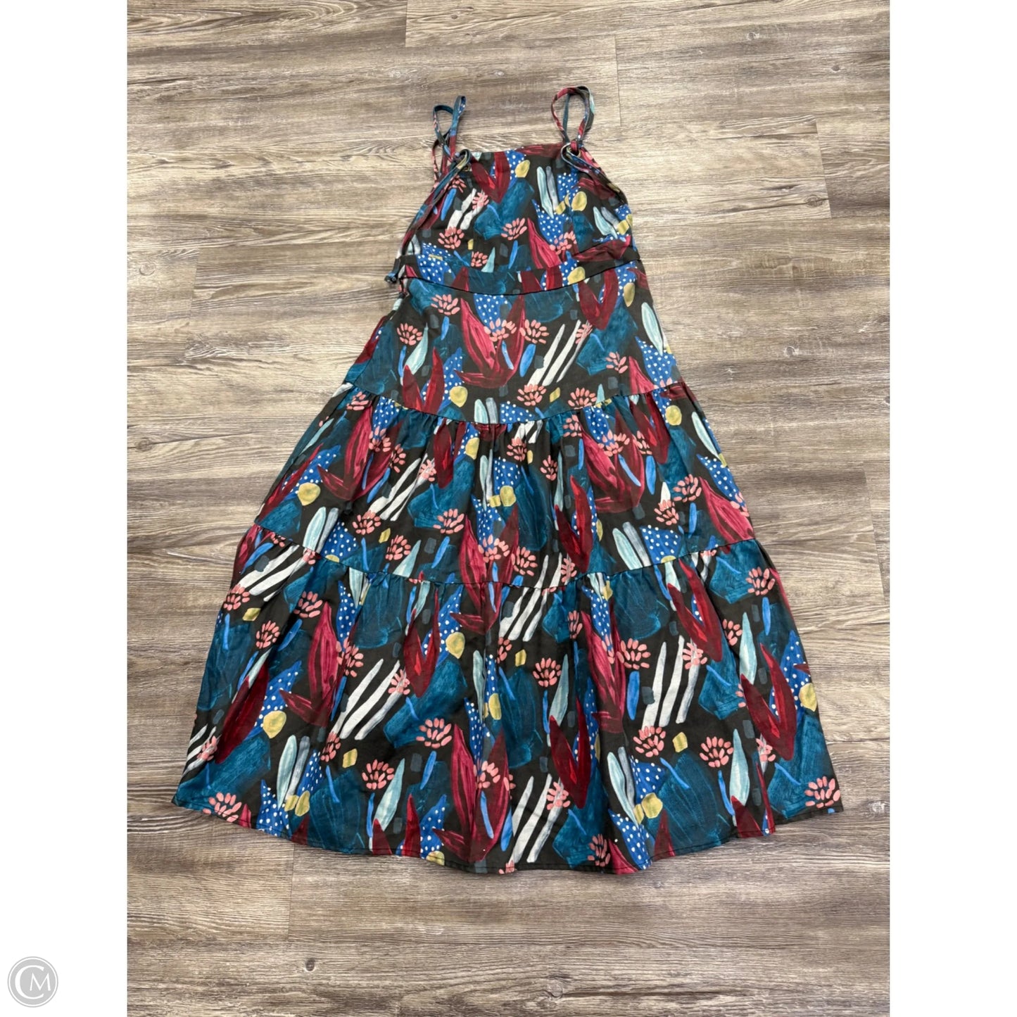 Dress Casual Short By Eva Franco In Floral Print, Size: Xs