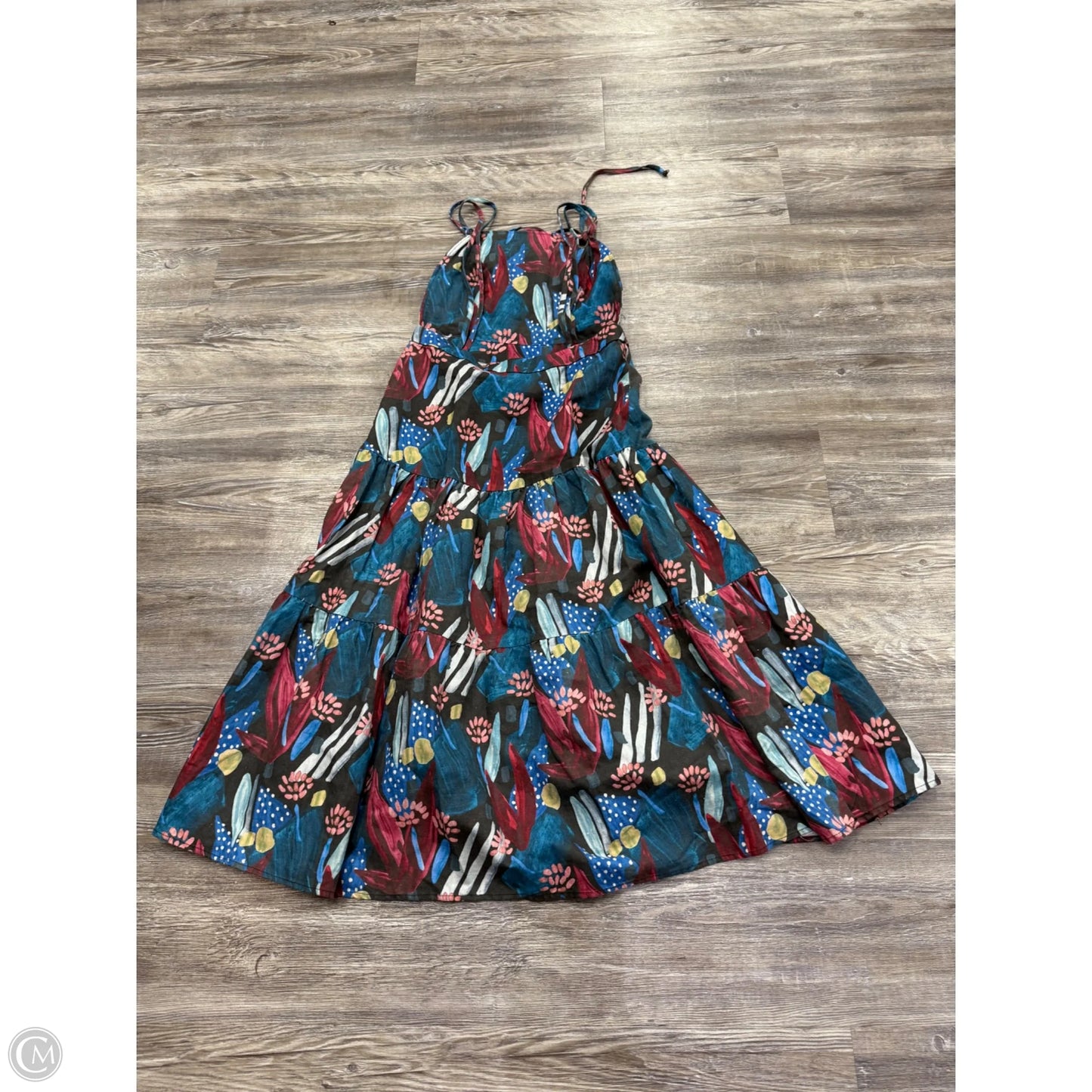 Dress Casual Short By Eva Franco In Floral Print, Size: Xs