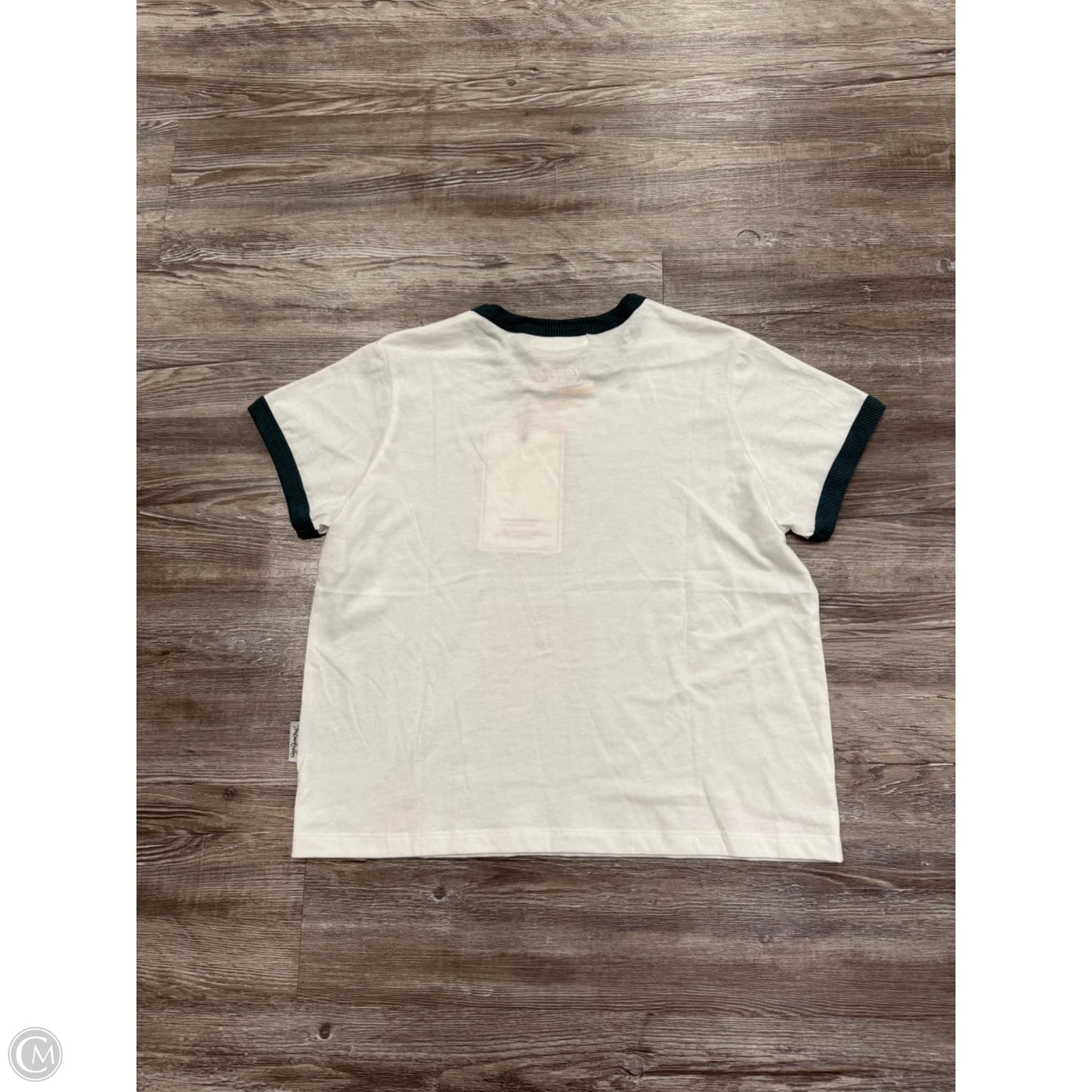 Top Short Sleeve By The Laundry Room In Green & White, Size: Xs