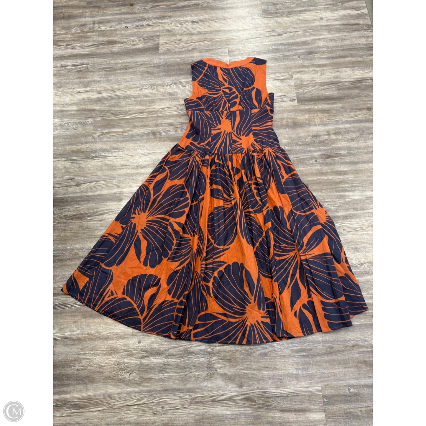 Dress Casual Maxi By Hutch In Blue & Orange, Size: 2